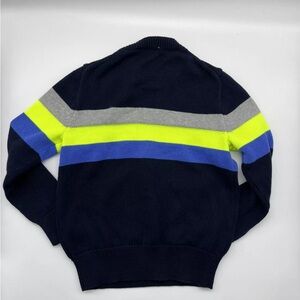 J. Crew Crewcuts unisex Striped Knit Crewneck Pullover Sweater Boys Size 6-7